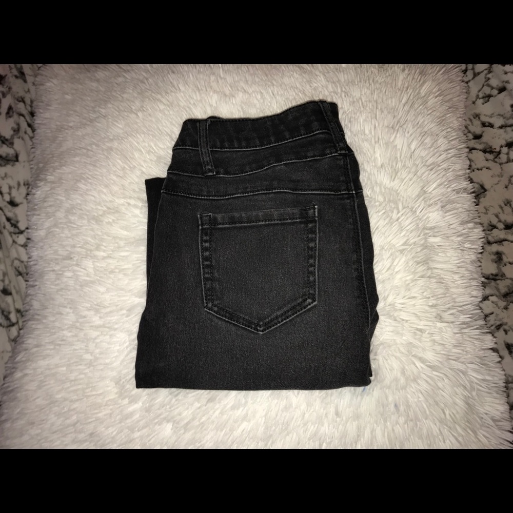 Bingo black high waisted skinny jeans